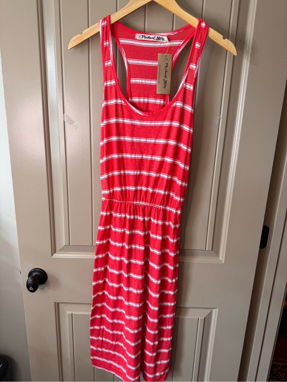 NWT Michael Stars Supima Cotton Racerback Maxi Dress